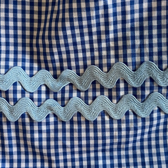 Sail to Sable Blue and White Gingham Top - Picture 3 of 5